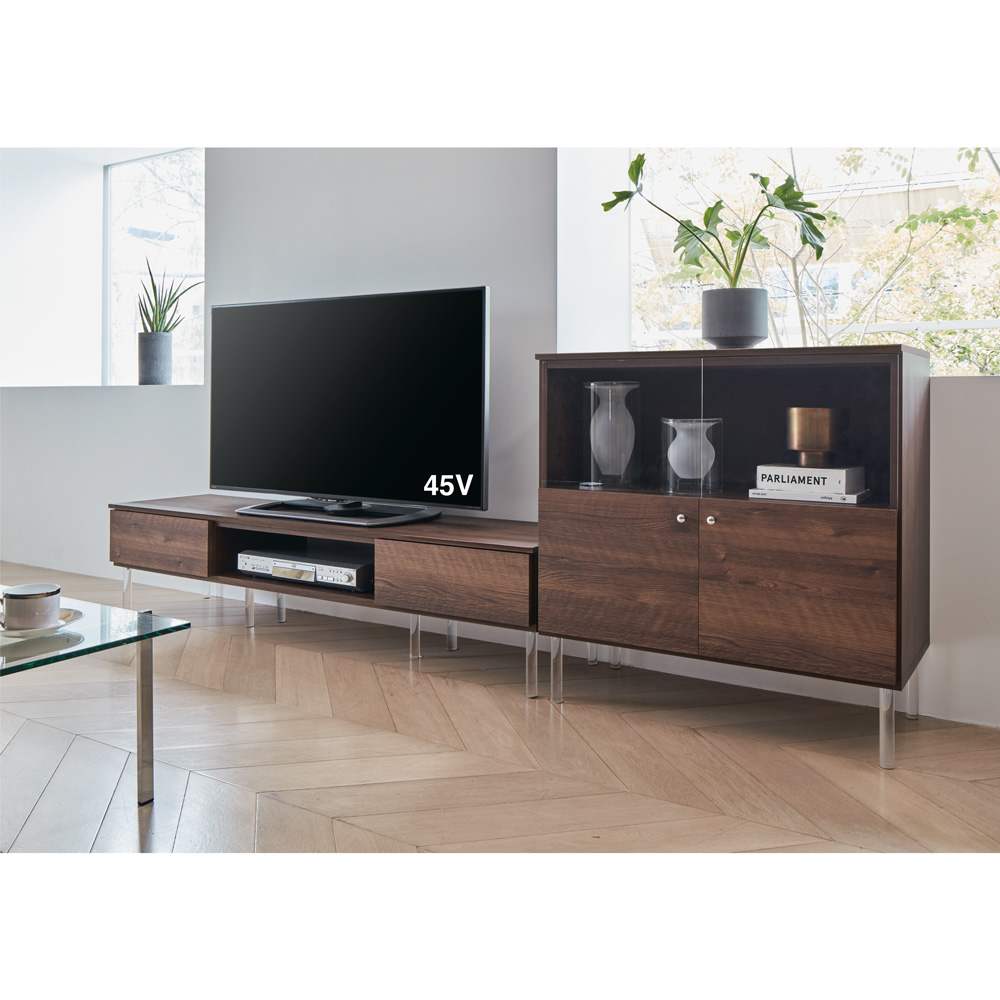 アクリルレッグテレビ台シリーズ サイドテーブル 幅40cm奥行40cm高さ