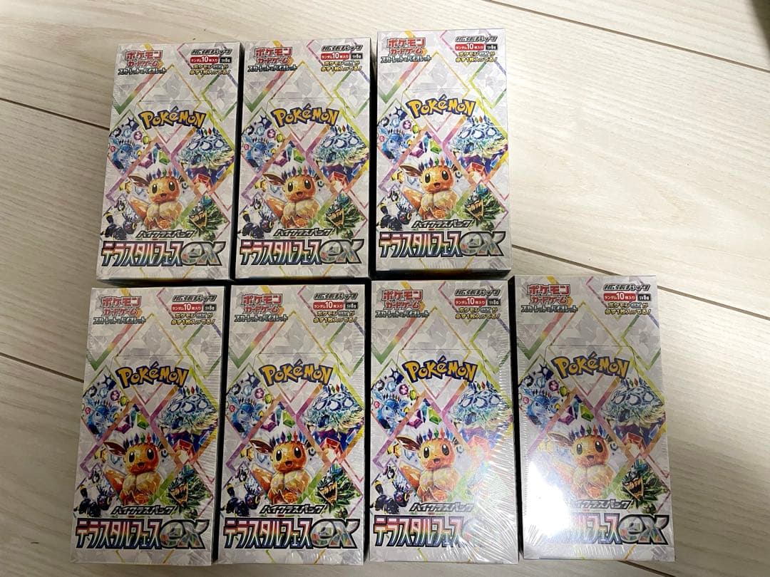 テラスタルフェスex シュリンク付き　7box シュリンク付き） テラスタルフェス ex BOX ポケモンカードゲーム