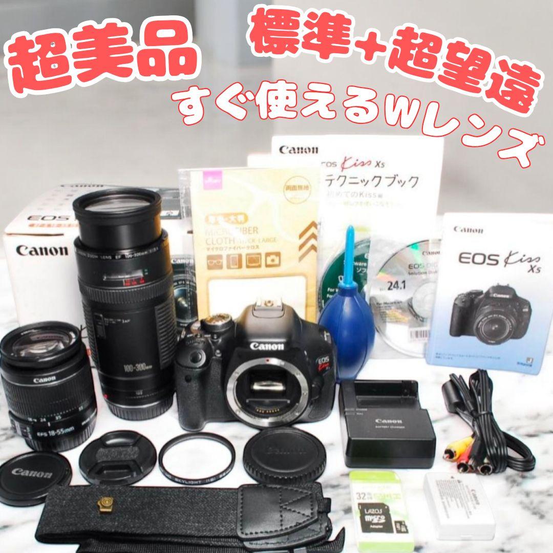 ♥買い足し不要❤️キャノン KISS X5 一眼レフカメラ 超望遠レンズ付 EOS Kiss X5 - キヤノンカメラミュージアム